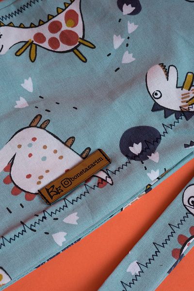 Best Bone Dark Cyan Dinosaurs Patterned Surgical Bonnet