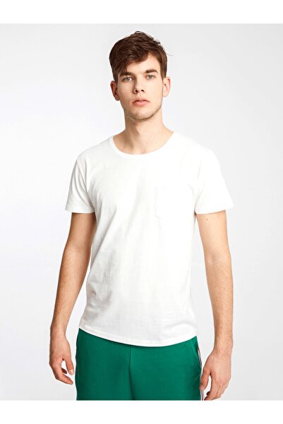 Ltb Men's WHITE T-SHIRT 012198456760890000