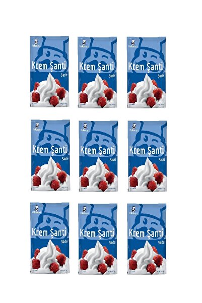 Pakmaya Sade Krem Şanti Tekli 75 Gr X 9 Adet
