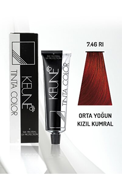 Keune Tinta Color Saç Boyası 60ml | No - 7.46 Rı Orta Kumral Yoğun Bakır Kızıl