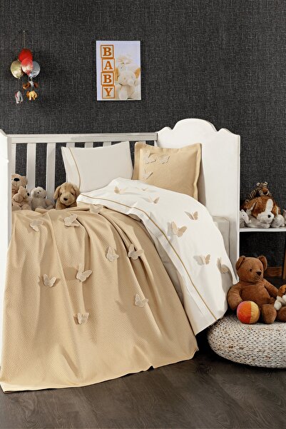 Minelya Home Collection طقم غطاء لحاف أطفال مكون من 5 قطع من القطن بنسبة 100%...