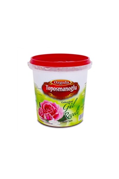 Toposmanoğlu Gül Reçeli Pet Kavanoz 1 Kg