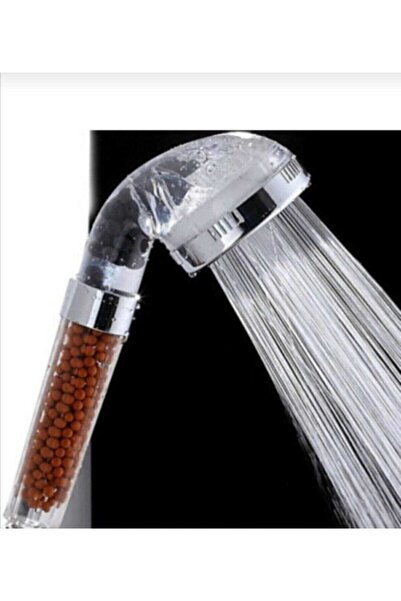 Genel Markalar Boncuklu Su Tasarruflu Kireç Önleyici Duş Başlığı Boncuklu Tazyikli 3 Kademeli