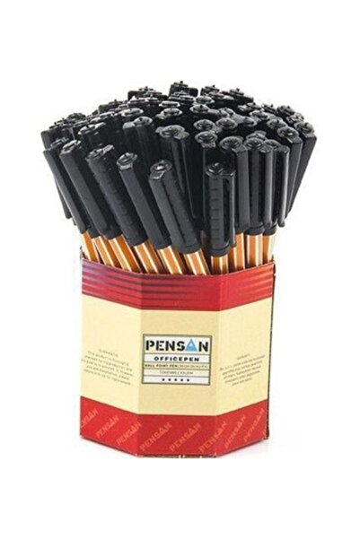 Pensan 1010 Ofis Pen Tükenmez Kalem 1,0 Mm Siyah 60 Lı (1 Paket 60 Adet)
