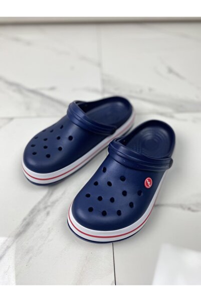 Akınal Bella شبشب سابو للجنسين باللون الأزرق الداكن والأبيض والأحمر