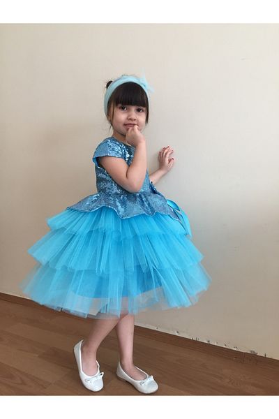 Sevimlice Kids Специална детска вечерна рокля за рожден ден Рокля с пайети