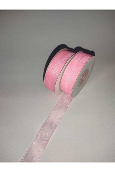 2 Cm Organza Ribbon, Baby Pink-Ribbon