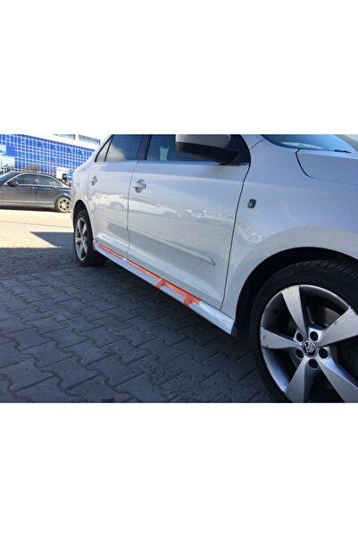 Genel Markalar Skoda Rapid Yan Marşpiyel Takımı - Plastik - Parlak Siyah