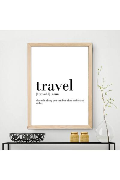 Vetro Design Poster cu rama din lemn 21x30 Cm