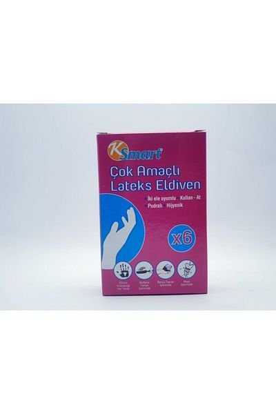 Ksmart قفازات لاتكس 6 قطع