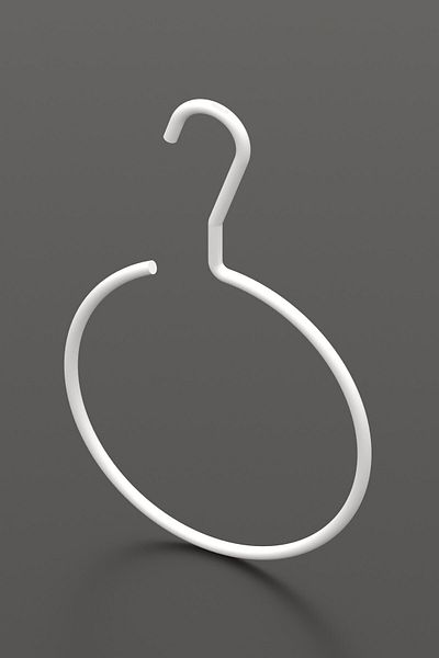 Teknotel Κασκόλ, Σάλι, Κρεμάστρα Σετ 3 Λευκά Eg203