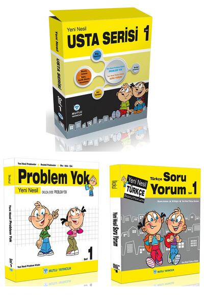 Mutlu Yayıncılık Yeni Nesil Usta Serisi 1.sınıf Takım (yeni Ürün)
