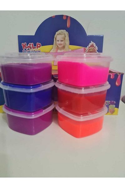 ümit toys 150 جرام 6 قطع سلايم قلب رقيق