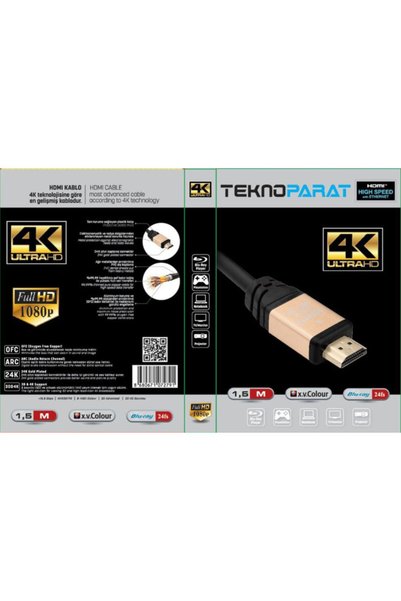Teknoparat 1.5m HDMI Cable