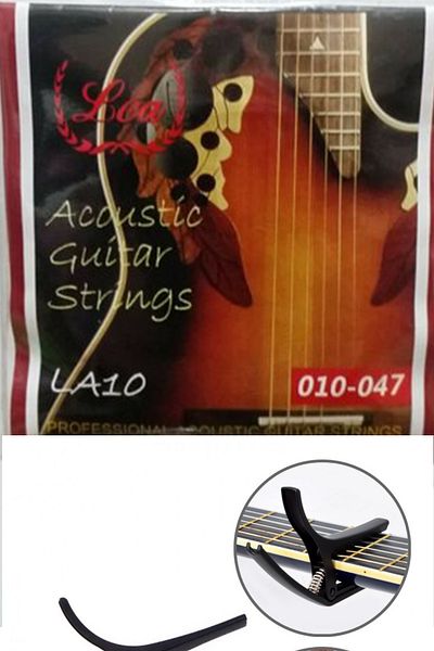 Anatolia Lea Acoustic Guitar String 0.10 + Guitar Capo
