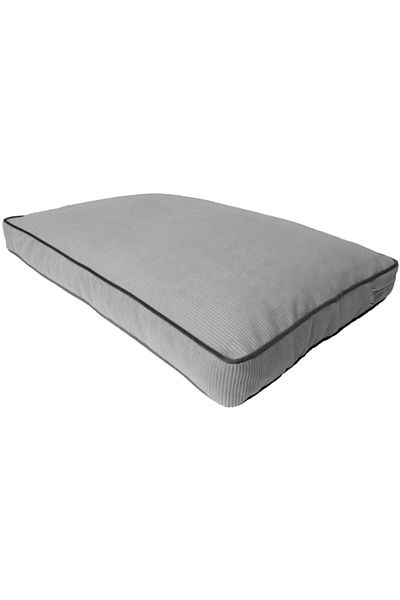 viscopet Luxury Visco Filled Double Sided and Zippered Washable Cat Dog Bed Xl 100x70x10cm-cream