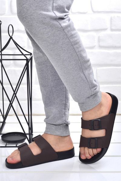 Ceyo Ανδρικές ορθοπεδικές παντόφλες Bermuda 2 Brown