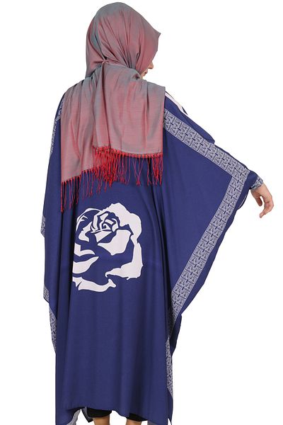 Reis Rose Bat Sleeve Standard Size Hijab Dress