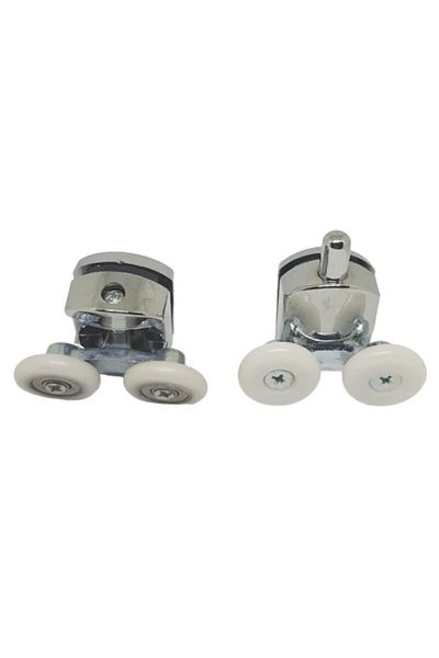 Ankarsan Shower Cabin Chrome Plastic 1 Lower 1 Upper Bearing