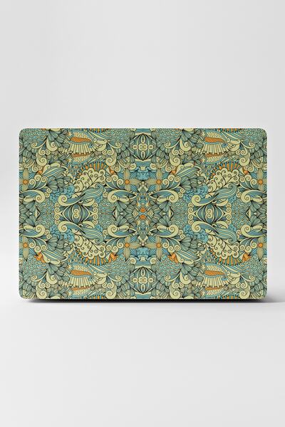 TUGİBU Laptop Sticker Kaplama Notebook Macbook Geometrik Etnik