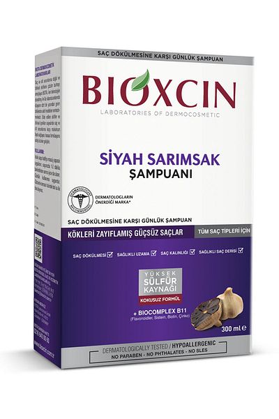 Bioxcin Black Garlic Hair Loss Shampoo - Quantum 300 ml