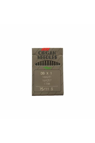 ORGAN NEEDLES Db X 1 No:11 İnce Dip Düz Makine İğnesi 10'lu