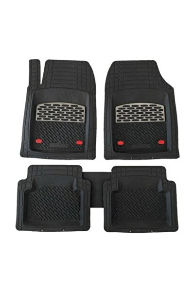 Genel Markalar Fiat Egea Uyumlu Universal Derin Havuzlu Paspas Krom Karbon