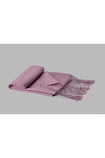ARMANDA 100% Silk Matte Dusty Rose Shawl