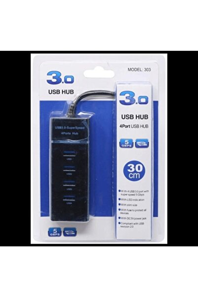 Pmr USB 3.0 4 منافذ USB معدد الإرسال كابل 30 سم
