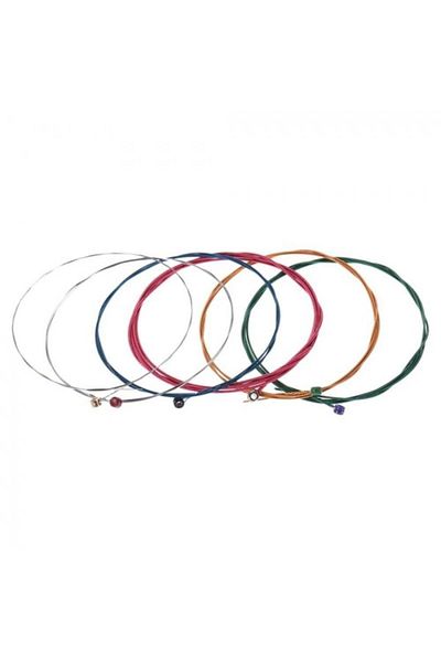 Orphee Tx620-C Colorful (10-47) Acoustic Guitar String Set-Plectrums