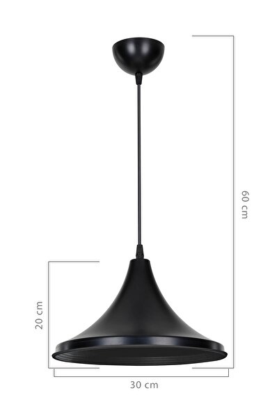 Modelight Kobe Tekli Sarkıt Siyah