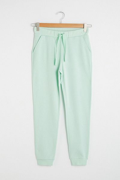 LC Waikiki Women's Matte Green Pajama Bottom