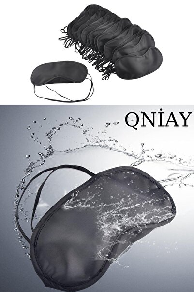 QNİAY 10 Adet Kamp Outdoor Uyku Göz Bantı