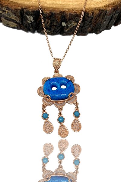 Artuklu Telkari 925 Ayar Gümüş Telkari Işlemeli Rose Kaplama Midyat Süryani N...