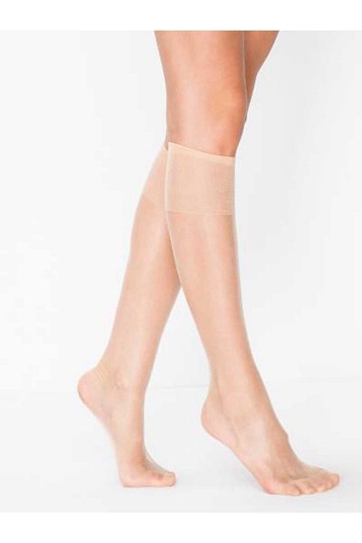 Penti Fit 15 Den Women's Nose-Free Shiny Thin Skin Below Knee Socks