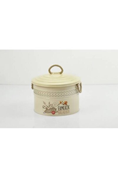 Genel Markalar Metal Halat Model Yuvarlak Ekmek Sepeti Ekmeklik Krem