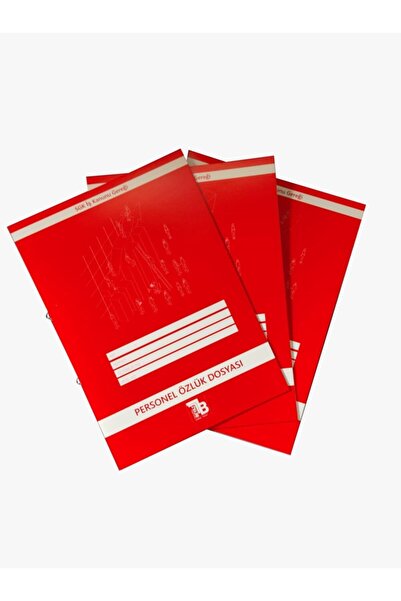 Turuncu Beyaz Turuncubeyaz Kırmızı Personel Özlük Dosyası 1.kalite 25 Li Paket