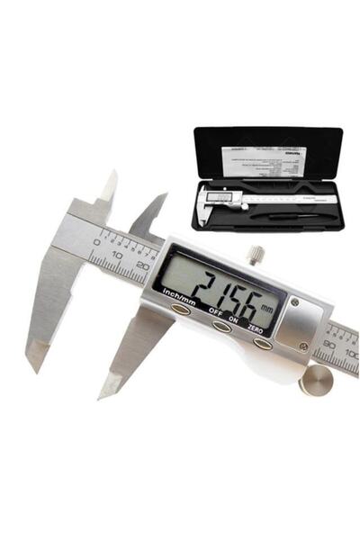 Profisher Paslanmaz Çelik Kumpas Dijital Mikrometre 0-150mm Muhafaza Kutulu