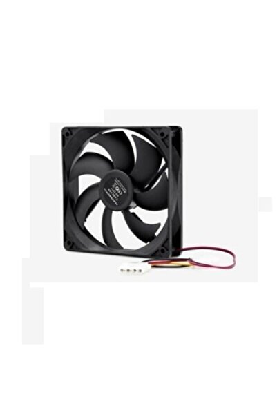 OEM 12cm Bilgisayar Kasa Fanı Siyah Standart + Montaj Vidaları