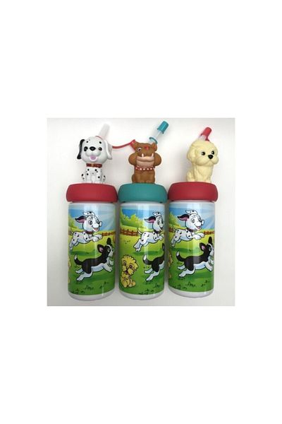 Dolphin Cem Straw Flask with Mascot