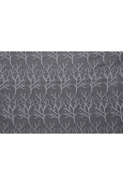 AKÇA TEKSTİL Granite Model Off White Color Single Wing Planted Pleated Background Curtain 300*260 Cm