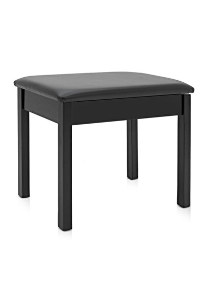 Genel Markalar Piyano Taburesi Ahşap Ayaklı Beyaz- Siyah - Kahverengi