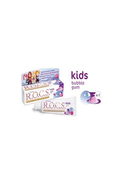 R.O.C.S. Toothpaste with Balloon Gum Taste for 4-7 Years 45g