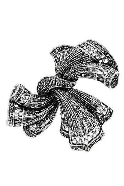 Esra Pamir Kadın Gümüş Renk Markazit Broş