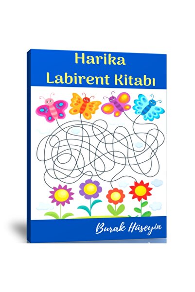 Enine Boyuna Eğitim Wonderful Maze Book for Preschool - Transverse Longitudin...