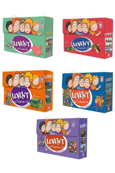 Timaş Çocuk Timaş Levent Iz Peşinde Serisi 1-2-3-4-5 Kampanyalı Set (25 Kitap)