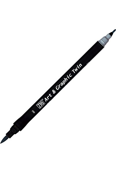 Genel Markalar Art & Graphic Twin Tut-80 Fırça Uçlu Marker Blue Gray 083