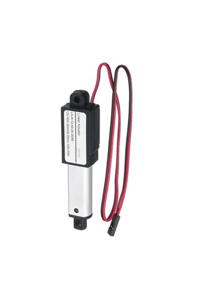 EmAyCenter Alüminyum 40n 30mm/s 30mm Açılır Uzunluk 12v Dc Mini Lineer Motor
