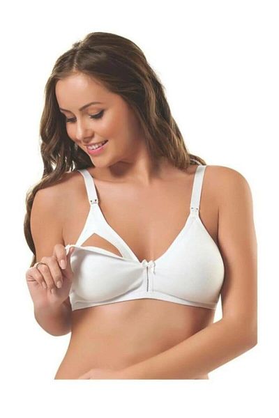 bonbonetti Sutien alb pentru alăptare pentru femei