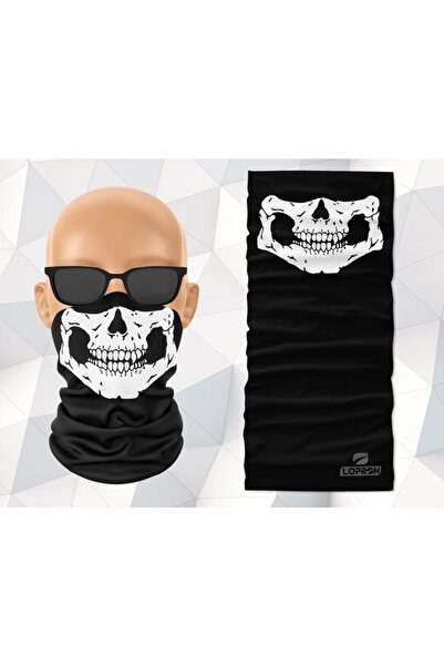 Lopron Buff Boyun Bandana Kuru Kafa Iskelet Maske Motorcu Kar Maskesi-boyunluk-maske-baf-ağızlık